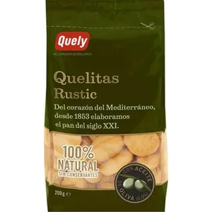 Quelitas Rustic Galletas Elaboradas con Aceite de Oliva 100% Natural Quely