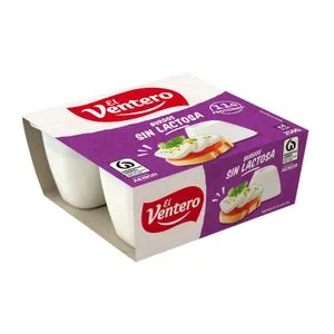 Queso Burgos sin Lactosa 4 X 62,5 Gr