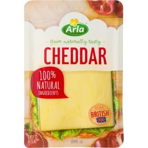 Queso Cheddar de Vaca en Lonchas Elaborado con Leche Pasteurizada Arla