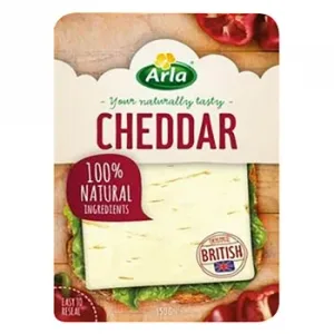 Queso Cheddar en Lonchas Arla 150 G.