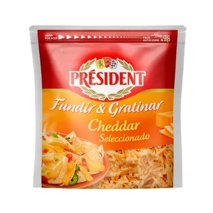 President Queso Cheddar Rallado President 150g 150 G