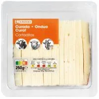 Queso Ibérico Curado Eroski, Cuña 400 G