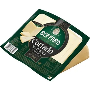 Queso Curado de Vaca Elaborado con Leche Pasteurizada Ya Cortado Maduración Mínima 4 Meses Boffard