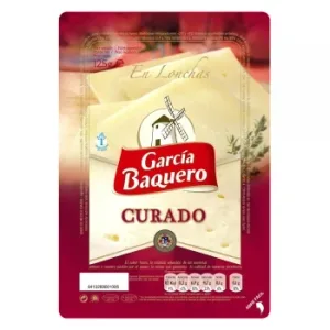 Queso Curado Lonchas García Baquero 125 G.