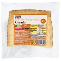 Queso Curado Mezcla Eroski Basic, Cuña 375 G