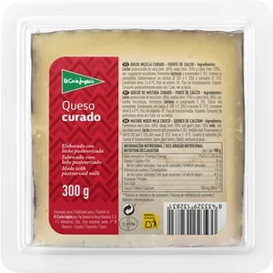 Queso Curado Mezcla Elaborado con Leche Pasteurizada  el Corte Ingles 300 G