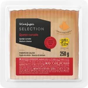 Queso Curado Mezcla Madurado Graso Elaborado con Leche Cruda Precortado el Corte Ingles Selection