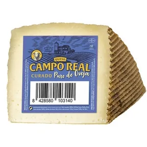 Queso Curado Puro de Oveja Elaborado con Leche Pasteurizada Campo Real