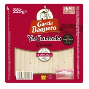 Queso Curado Ya Cortado García Baquero 225 G