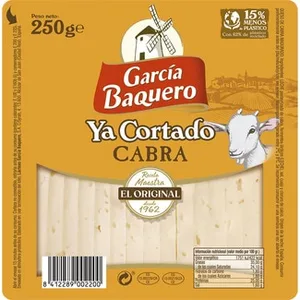 Queso de Cabra Madurado Elaborado con Leche Pasteurizada Ya Cortado Garcia Baquero