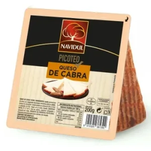 Queso de Cabra Picoteo Navidul Cuña 200 G.