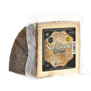 SAN Vicente Queso de Oveja Curado Elaborado con Leche Cruda, Cuña. 397.5 G