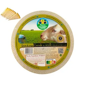 Alcampo Cultivamos LO Bueno Queso de Oveja Curado Leche Cruda - Tapeo 3 a 5 Mm 225 G