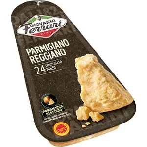 Queso de Vaca Elaborado con Leche Cruda DOP Parmigiano Reggiano Curación Mínima 24 Meses Giovanni Ferrari 150 G