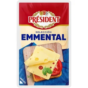 Queso Edam President, Lonchas, Bandeja 100 G