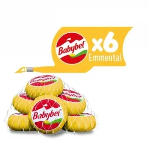 Queso Emmental Tierno en Porciones Mini Babybel 120 G.