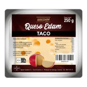 Queso en Taco Edam Bredam 250 G.