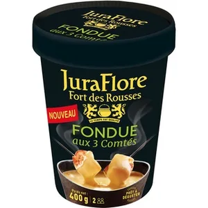 Queso Fondue 100% con Comté Mezcla de Comté de 3 Maduraciones Juraflore