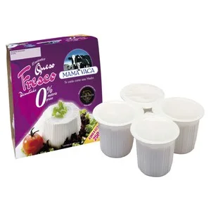 Mama Vaca Queso Fresco 0% Materia Grasa 4 Uds. X 62,5 G. 250 G