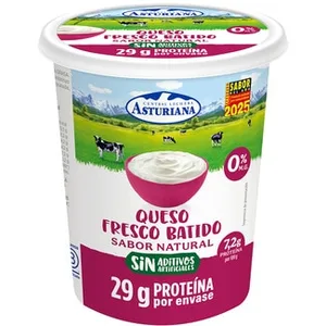 Queso Fresco Batido Sabosr Natural 0% M.g. Asturiana