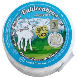 Queso Fresco de Cabra bajo en Sal Peso Aproximado  Valdecabras 300 G