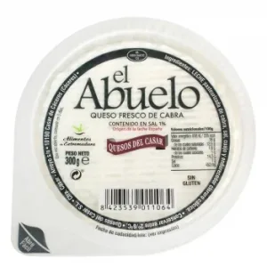 Queso Fresco de Cabra el Abuelo 300 G.