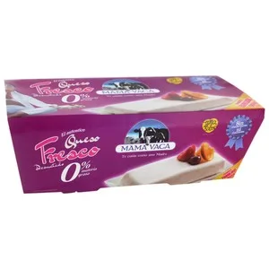 Mamá Vaca Queso Fresco Desnatado Mama Vaca Tarrina de 900 G.