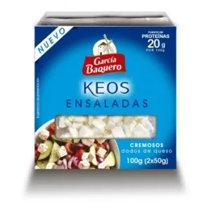 Queso Fresco en Dados Keos Ensaladas García Baquero 100 G.