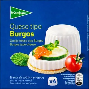 Queso Fresco Natural Pack 4 X 62,50 G el Corte Ingles