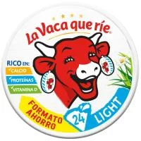 Queso Fundido Light la Vaca que Rie, 24 Porciones, Caja 375 G