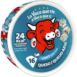 Queso Fundido Light Queso Azul 16 Porciones 250 Gr