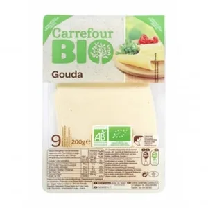 Queso Gouda en Lonchas Ecológico Carrefour Bio 200 G.