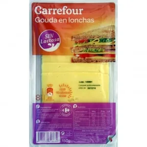 Queso Gouda Loncheado Carrefour 150 G.