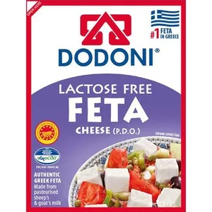 Queso Griego Feta Mezcla Elaborado con Leche Pasteurizada sin Lactosa DOP Dodoni