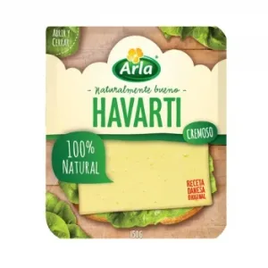 Queso Havarti en Lonchas Arla 150 G.