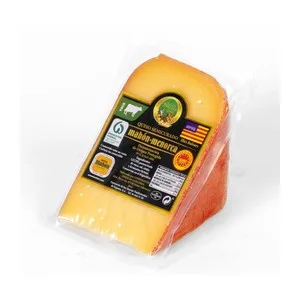 Merco Queso Mahón Dop, Queso Tradicional de Menorca Elaborado con Leche de Pastoreo del Parque Natural Propio de la Isla. Intenso y Ligeramente Salado 225 G.