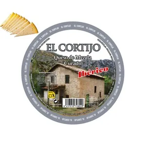 EL Cortijo Queso Mezcla Curado Ibérico. - Tapeo 3 a 5 Mm 225 G