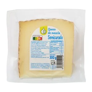 Auchan Queso Mezcla Semicurado 330 G. Producto Alcampo