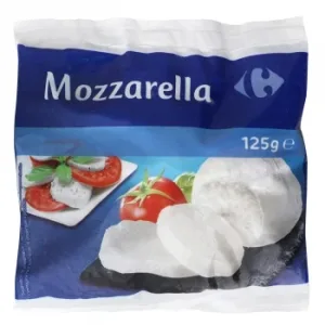 Queso Mozzarella Italiana Carrefour 125 G.