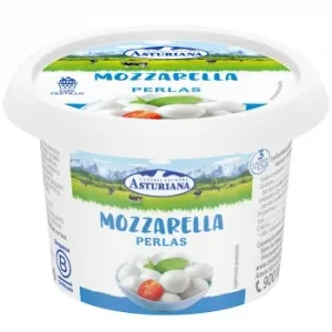 Queso Mozzarella Perlas Toscanella 125 G.