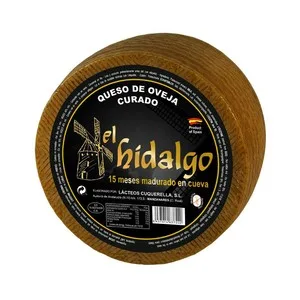 Hidalgo Queso Oveja Curado en Cueva 15 Meses, Cuña. 397.5 G