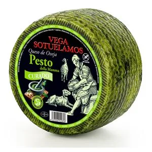 Queso Oveja Pesto 3% Leche Pasteurizada