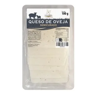 Queso Oveja Semicurado en Lonchas 100 Gr