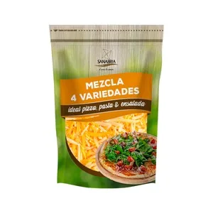 Sanabria Queso Rallado 4 Variedades 150 G.