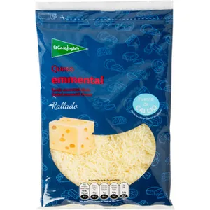 Queso Rallado Emmental de Vaca Elaborado con Leche Pasteurizada  el Corte Ingles 200 G