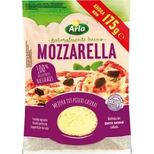 Queso Rallado Mozzarella Bolsa 175 Gr