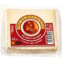 Queso Semicurado Gran Cardenal, Cuña 250 G