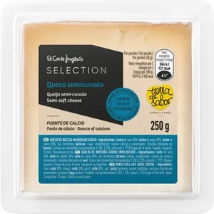 Queso Semicurado Mezcla Madurado Graso Elaborado con Leche Pasteurizada el Corte Ingles Selection