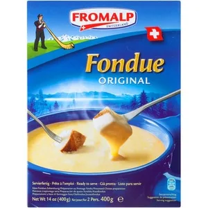 Queso Suizo de Vaca para Fondue Elaborado con Leche Pasteurizada Fromalp