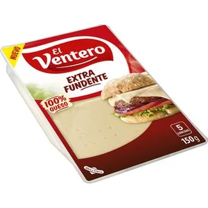 Queso Tierno de Vaca Extra Fundente Elaborado con Leche Pasteurizada en Lonchas el Ventero
